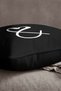 Velvet Babyface Black White & Sign Digital Printed Throw Pillow Cover - Black - Cgh319 - 2