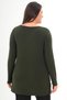 Trend42Plus Crystal Stone Short Sleeve Plus Size Viscose Ecru Women's T-Shirt - 6