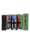 Pencil Case Avakado Love Kawai Organizer Pencil Case Vegan Leather Three Compartment Pen Holder -Black - 5