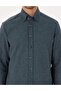 Green Regular Fit Long Sleeve Oxford Shirt 50292662-Vr054 - 6