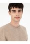 Mink Melange Slim Fit Crew Neck Cashmere Knitwear Sweater 50303471-Vr174 - 2