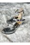 Stone Embroidered Girls' Heeled Shoes - 4