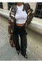 Trend Buckle Detail Palaska Pants Belt Detail Jeans Pants - 2