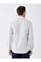 Slim Fit Long Sleeve Dobby Men's Shirt - 5