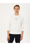 Ecru Regular Fit Sweatshirt 50290611-Vr019 - 3