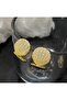Zircon Stone, Clamshell Model, Steel, Antiallergic, Stylish Earrings - 4