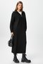 Women's Magie Polo Neck Zip Black Long Knitwear Dress - 5