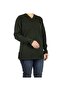 Women's Covered Three Button Thick Winter Mother Bluz - 3