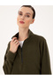 Khaki Comfort Fit Zippered Fleece Sweatshirt 50300846-Vr027 - 2