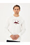 Ecru Regular Fit Sweatshirt 50290703-Vr019