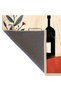 Asena Collection Artistic Design Abstract Wine and Glass Patterned Modern Decorative Carpet 44 - 5