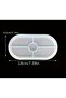Epoxy Silicone Oval Tray Mold - Decorative Oval Presentation Tray Mold - 3