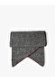 Scarf with Fish Scale Pattern and Tassels - 2