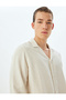 Classic Shirt Long Sleeve Turn-Down Collar Viscose Linen Blend