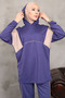 Indigo Hooded Sleeve Elastic Set - 2
