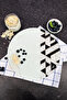 Channelized Glass Cutting Board - Glass Cutting Table |   Black Gold |   Diameter 32cm |   Patented Product