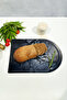Grooved Glass Cutting Board |   Natural Stone - Oval Edge |   25cm X 35cm |   Patented Product - 5