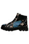 Women's Vegan Leather Black Boots - Be The Change Design - 4