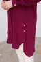 Tunic with Hidden Buttons and Shirt Collar-Vishne 24Kt473 - 6