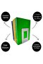 Single White Desk Organizer Non-Slip Decorative Book Leg Office Decorative Metal Book Holder - 6
