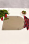 Grooved Glass Cutting Board |   Bronze Glass - Oval Edge |   25cm X 35cm |   Patented Product