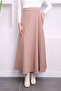Mink Scuba Flared Skirt