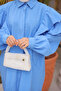 Blue Sleeve Ruffled Shirt - 5