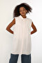 Light Pink Sleeveless Basic Shirt Tunic