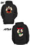 Popeye Printed - 3 Thread. Raised, Fleece Inside, Very Thick Hooded Hoodie