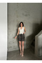 Women's High Waist Leopard Print Front Buttoned Mini Denim Skirt - 6