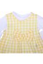 Baby Girl Yellow Plaid Seersucker 3 Piece Set - 5