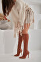 Polly Lace up Boots Tan Matte 10 cm Women's Boots, Heels - 6