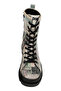 Women's Vegan Leather Beige Zippered Long Boots - Bonjour Paris Design - 6