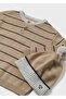Baby Boy Sweater Hat Set Brown - 3