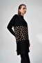 Camal 242 Mi̇sswhence Knitwear Checkered Tunic - 4