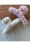 2 Pieces Women's Pearl Plush Peg Buckle 12 cm