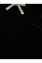 Front Slit V Neck Rhinestone Bow Detail Long Velvet Dress - 6