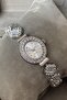 Minimal Vintage Women's Watch with Stones Nl-187 - 3