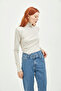 Wena Beige Blouse with Stitching Detail - 3