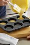 10cm Large Size 6 Muffin Cupcake Mold, Cheesecake Tartolet Cake Cookie Pastry Donut Cake Mold - 4