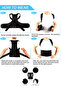 Underwire Magnetic Upright Posture Corset Anti-Hunchback Orthopedic Shoulder Back Waist Corset Kyphosis Scoliosis - 4