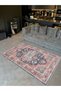 Asian Collection Antique Look Red Gray Woven Base Modern Decorative Carpet Asian44