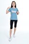 Girl's Ordınary Printed Capri Suit - 2