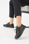Pardero Wrap Sole Genuine Leather Women Shoes Black Skin