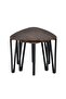 3-Piece 3-Leg Triangular Stylish Nesting Table Set - 2