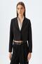 Women's Black Jacket 5Wak50213Uw - 3