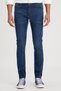 Skinny Fit Very Slim Fit Regular Waist Very Narrow Leg Malone Navy Blue Jeans - 2