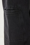 Women's Black Wide Leg Cargo Jeans Fn03184 - 8