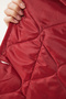Women's Red Wide Pocket Quilted Jacket Fn03395 - 7