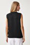 Women's Black Bow Knitwear Sweater Pf00079 - 5
